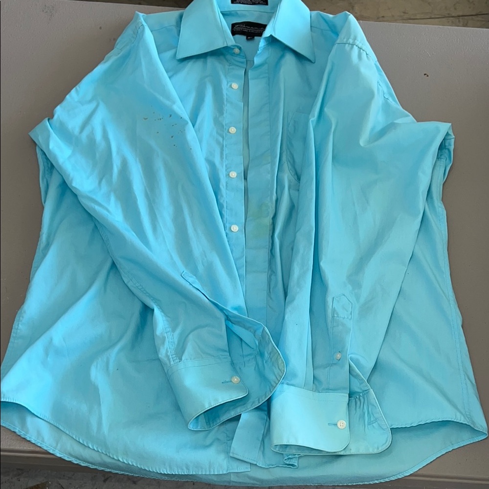 Men's Blue Dress Shirt